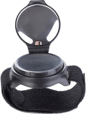 OEM Brazalete Con Espejo Retrovisor Para Bicicleta - Espejo Retrovisor De Mu&ntilde;eca - Ciclismo Seguro - Ajustable 360 Grados - Talla Universal - Negro