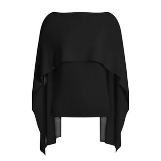 Alberta Ferretti Knitted top with cape Woman 42