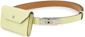 Herm&egrave;s Jaune Yellow Epsom Leather Fanny Pack (Pre-Owned)