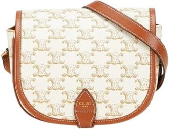 Celine Pre-owned Cross Body Bags, female, White, Size: ONE SIZE Pre-owned Vintage Crossbody Bag