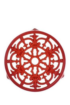 French Home Red Enameled Cast Iron Fleur De Lys Trivit at Nordstrom Rack
