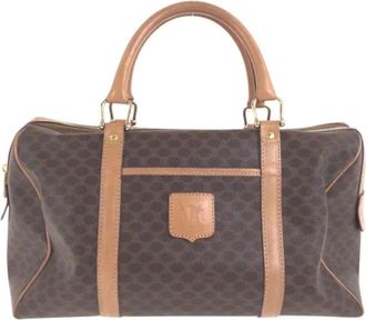 Celine Pre-owned Weekend Bags, female, Brown, Size: ONE SIZE Pre-owned Plastic celine-bags