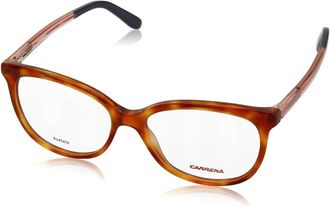 Carrera Womens Ca6648 Rectangular Eyeglasses In Light Tortoise Pink