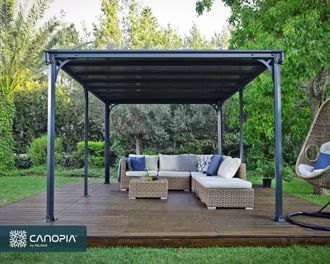 Canopia by Palram Canopia Milano Cenador De Aluminio 3x4.3 M