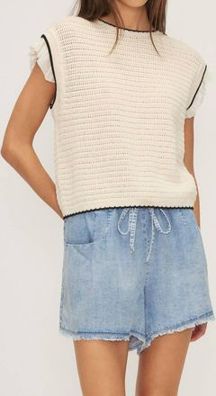 Mélissa Nepton Mali Sweater Top In Cream