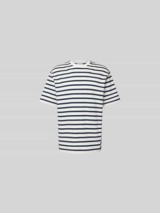Filippa K T-Shirt mit Rundhalsausschnitt in Dunkelblau, Gr&ouml;&szlig;e XL