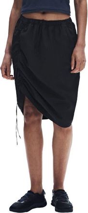On x Zendaya Drawstring Midi Skirt in Black at Nordstrom, Size Small