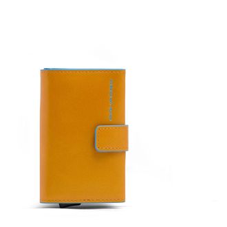 Piquadro Heren, Accessoires, Geel, Maat: ONE Size Leer