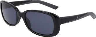 Nike Sunglasses, female, Black, Size: ONE SIZE Injected Frame Sunglasses