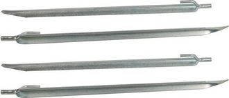 WINDHAGER Estaca De Metal. Longitud Galvanizada 25 Cm (por 10)