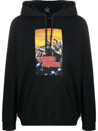 Marcelo Burlon Easy Rider printed hoodie - men - Cotton/Polyester - S - Black