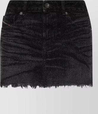 Diesel denim mini skirt
