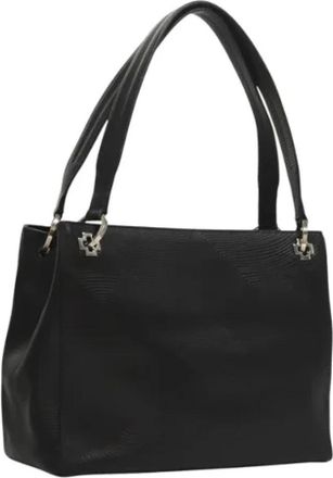 Bally Tweedehands leren handtassen - Dames - Vintage Handtas - Zwart - ONE Size - Leer - Vintage