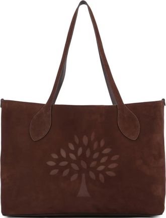 Mulberry Borsa tote in pelle scamosciata - Marrone