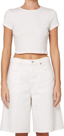 A Gold E Savannah Tee Top In White