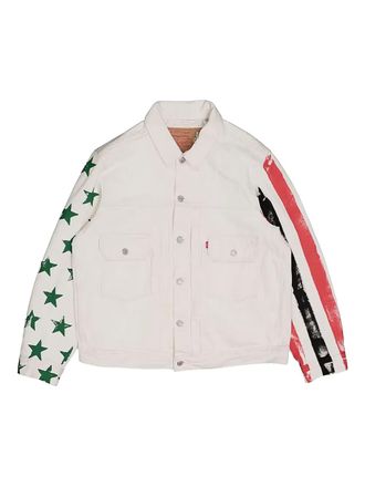 Denim Tears Cactus Tears Denim Plant jacket - men - Fabric - M - White