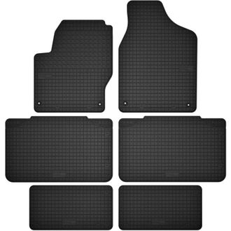 OEM Alfombrillas De Goma Para 3 Filas De Asientos, Para 7 Personas: Ford Galaxy Mk1 Minivan (1995-2006)