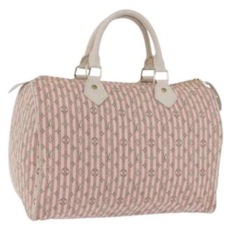 Louis Vuitton Pre-owned Monogram Mini Lin Hand Bag - Dames - Pre-owned - Roze - Maat: ONE Size Leer