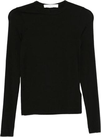 Tela crew-neck T-shirt - Black
