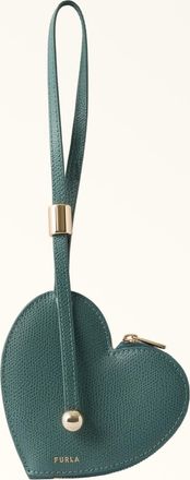 Furla Laura Porta Monete S Edera Green Verde Pelle Stampata Donna