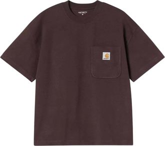 Carhartt Work in Progress Hombre, Camisetas, Marrón, Talla: S