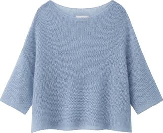 Lu Ren Benen Trui - Dames - Cashmere truien - Blauw - M - Kasjmier - Truien & Vesten
