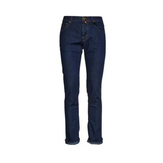 Jacob Cohen Slim-fit Jeans, male, Blue, Size: W33 Nick Slim 5-Pocket Pants