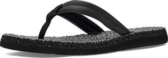 Sanuk Bubblecush Womens Sandals Black Ttf : 10 B - Medium, Leather/Rubber