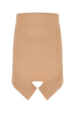 ADĀMO Andrea Adamo Skin Pink Stretch Viscose Blend Skirt