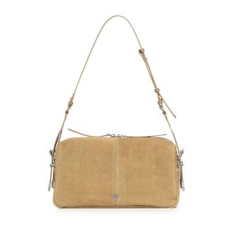 Pinko Shoulder Bags, female, Green, Size: ONE SIZE Keeper Bag Medium