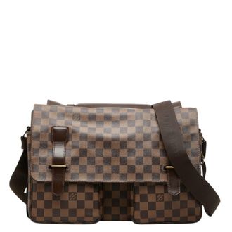 Louis Vuitton Damier Brown Pvc Leather Shoulder Bag (Pre-Owned)