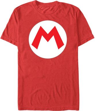 Nintendo Mens Nintendo Mario Circle Icon Graphic T-Shirt in Red at Nordstrom, Size Xx-Large