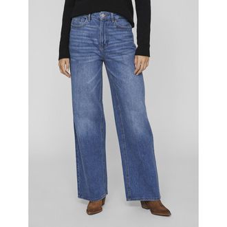 Vila Wijde jeans met hoge taille