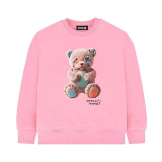 Barrow Crewneck Sweatshirt - male - BARROW - Kids Sweatshirts - Pink - 12 Y - Kids