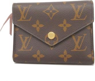 Louis Vuitton Brown Rose Ballerine Wallet (Tri-Fold) (Pre-Owned)