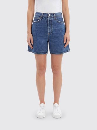 A Gold E Pantaloncini AGOLDE Donna colore Denim