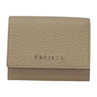 Orciani Soft Small Leather Envelope Wallet - female - Orciani - Wallets & Cardholders - Gray - ONE SIZE - Accessories