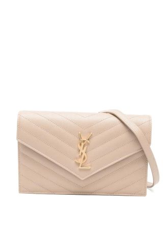 Saint Laurent Borsa a spalla Cassandre Envelope - Toni neutri