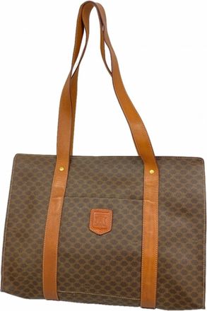 Celine Brown Pvc Tote Bag (Pre-Owned)