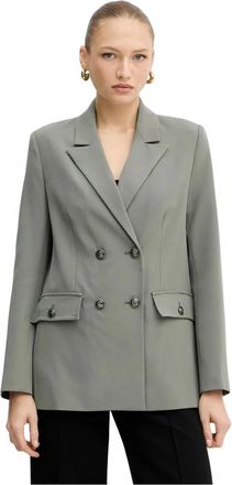 Guess Blazer - Dames - Blazers - Groen - M - Polyester - Jassen
