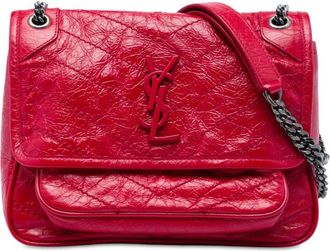 Saint Laurent Pre-owned Saint Laurent Baby Crinkled Calfskin Niki Ladies 8ATYMLRZ3ADP4J64