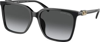 Michael Kors MK2197U CANBERRA Polarized 3005T3 Womens Sunglasses Black Size 56