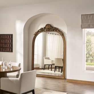 Castlery Oversized Yellow Floor Mirror by Castlery, 63 x 86.4