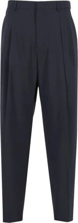 Emporio Armani Wijde broeken - Heren - Wijde Broeken - Blauw - XL - Broeken