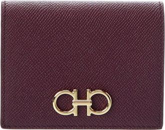 Ferragamo Gancini Leather Card Case