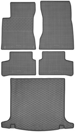 OEM Mercedes Cla X118 Shooting Brake / Kombi Desde 05.2019 Set - Alfombrillas De Goma Para Coche + Alfombrilla Para Maletero