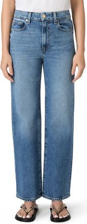 Paige Stevie High Waist Straight Leg Jeans in Keystone at Nordstrom, Size 33P