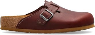 Birkenstock Boston Workwear - Heren - Slip ons - Rood - 41 EU - Leer - Schoenen