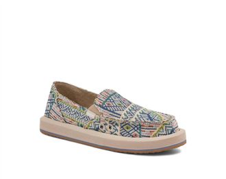 Sanuk Womens Donna Patchwork Loafer In Multi