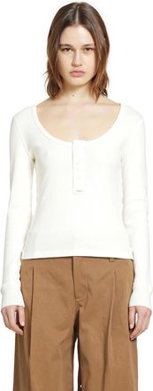 Chlo&eacute; Henley Long Sleeve Top